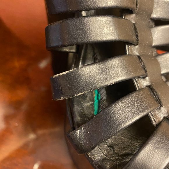 Steve Madden Glendael Leather Heels in Black Size 7.5M - Picture 8 of 10